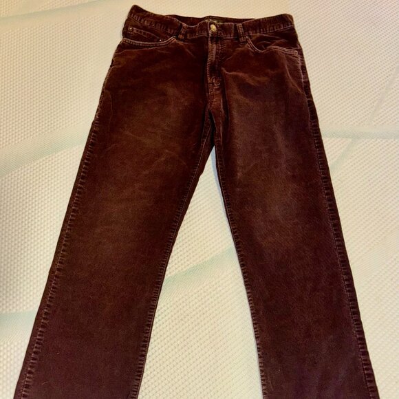 Eddie Bauer Corduroy Pants Mens 34"x30" Brown - Picture 1 of 4